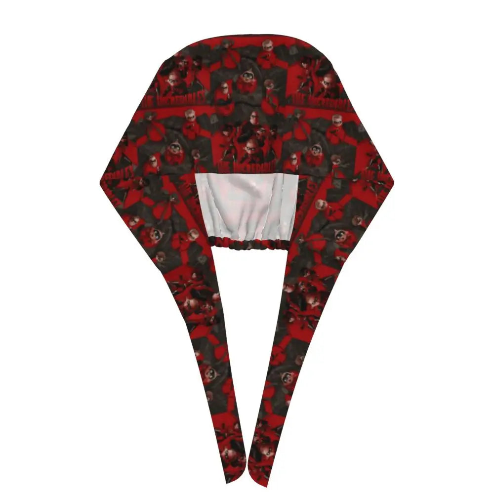Custom The Incredibles Medical Staff Scrubs Hat Men Women Superhero Anime Doctor Nursing Surgical Cap Scrub Caps