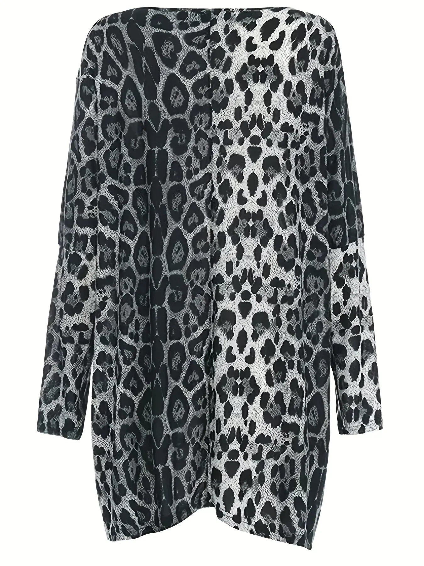 Plus Size Women's Fashion Christmas Printed Pocket Long Sleeved T-shirt Ladies Casual Autumn Winter Home Clothes Long Tee Tops