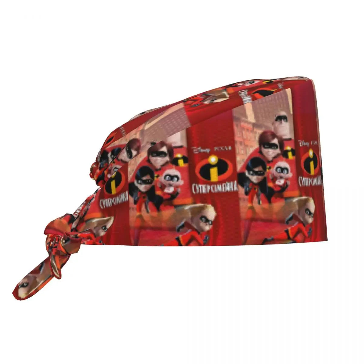 Custom The Incredibles Medical Staff Scrubs Hat Men Women Superhero Anime Doctor Nursing Surgical Cap Scrub Caps