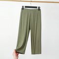 XL to 8XL summer Modal leggings calf Length High waist Large size Stretch Casual Slimming Basic short Pants sleep pants