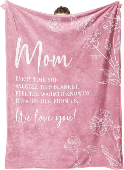 1PC Blanket Festival Gifts for Elder Mom Dad Grandpa Grandma idea Gifts Birthday gifts Warm soft Throw Nap Blankets Gift Season