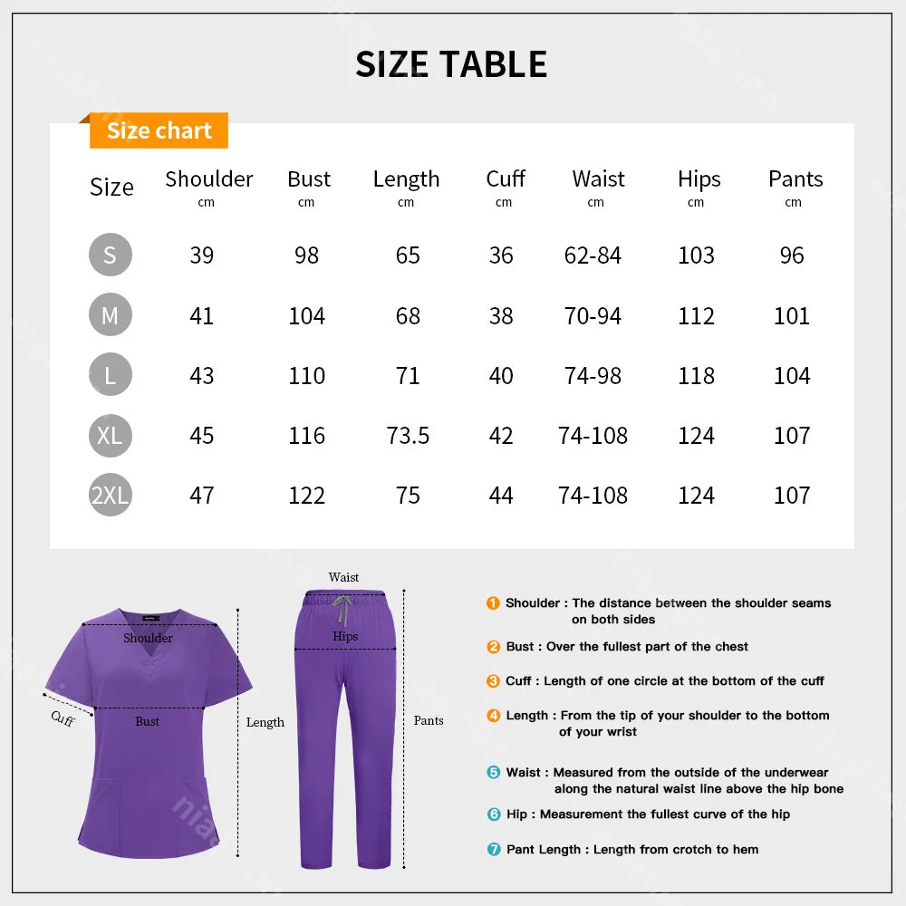 Dentist Nursing Work Clothes Medical Uniforms Men Women Beauty Salon Costume Nurse Workwear Clinical Doctor Surgical Tops Pants