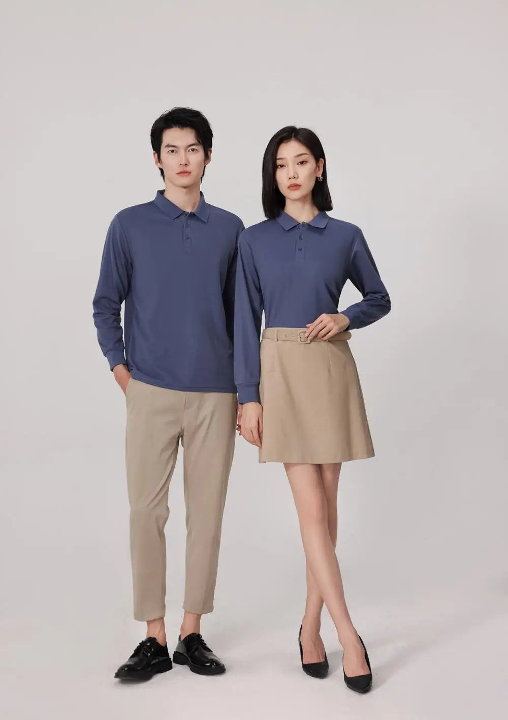 S-7XL Fashion Sportswear High Quality New-Design Men's Polos Shirts Long Sleeve 100% Cotton Casual Polos Customized Your LOGO
