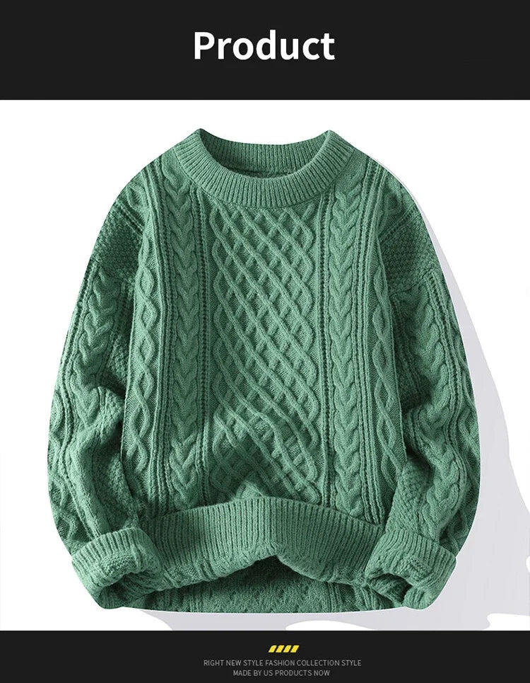 Brand Christmas Sweaters Men Crewneck Sweater Men Pullover Jumpers Fashion Clothing Autumn Winter Tops Male Knitted Sweatshirts