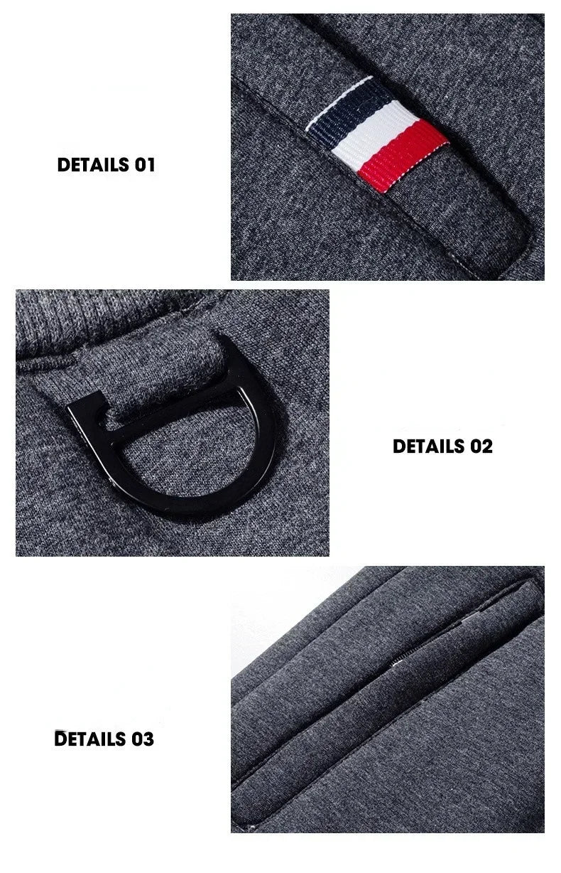 Spring Pants Men Fitness Sportswear Tracksuit Elastic Waist Sweatpants Cotton Trousers Loose Gyms Jogger Track Pants Mens M- 8XL