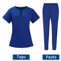 Surgical Uniforms Woman Scrub Set Medical Nurse Beauty Salon Workwear Clinical Scrubs Top + Pant Spa Doctor Nursing Tunic Suit