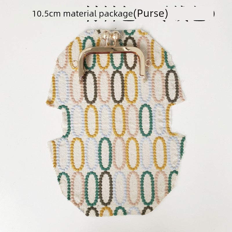 Machine Embroidery Extended Mobile Phone Bag Fabric