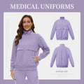 Medical Hospital Scrub Uniforms Medical Scrubs Tops Zipper Nursing Scrubs Jacket for Women High Quality Warm Outerwear Work Wear