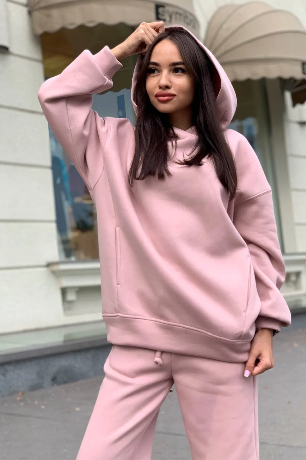 autumn tracksuit outfit set Women Two Piece Set hoodies Hooked Leisure Wide Leg Long Pants Sets Slim Fit Office Ladies Autumn