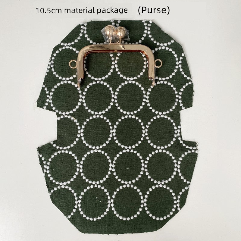 Machine Embroidery Extended Mobile Phone Bag Fabric