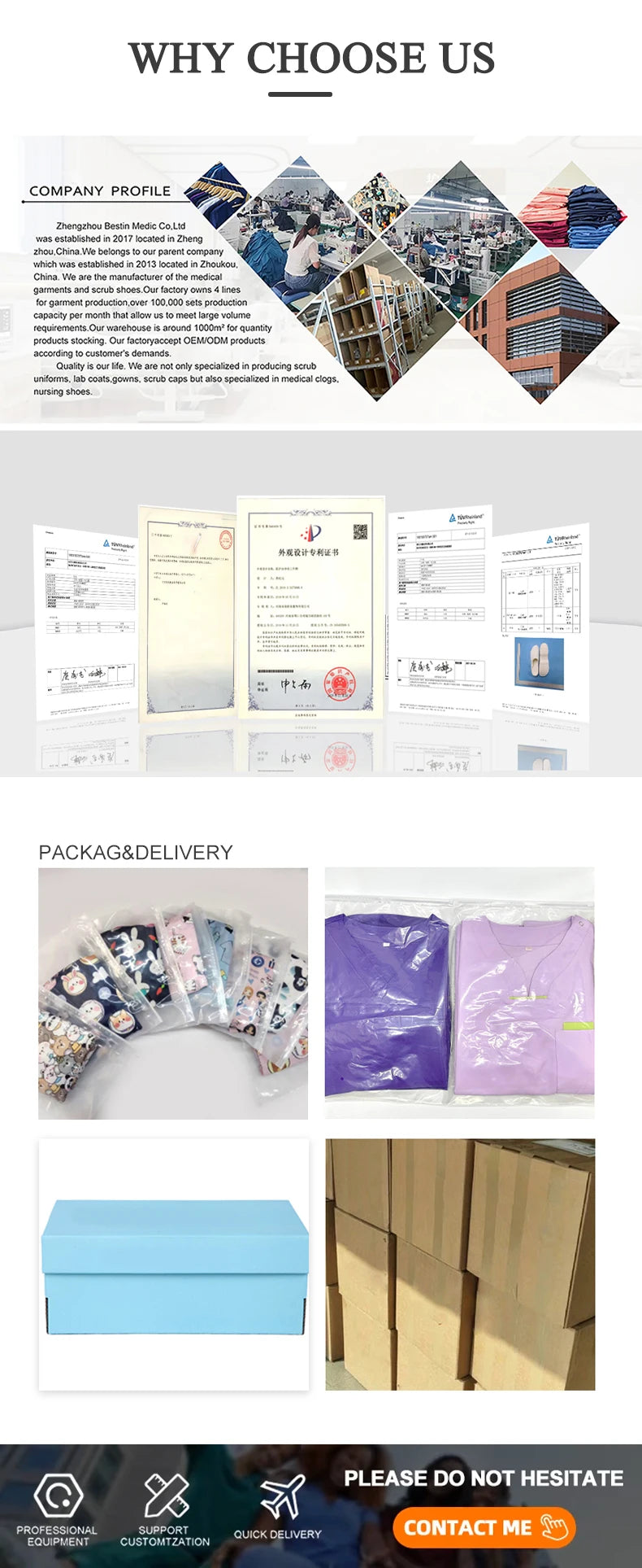 Premium Women's Scrub Sets Mandarin Collar Nurse Uniform Doctor Clothes Tunic Jogger Pant Surgical Scrubs Outfit 10 Pockets S180