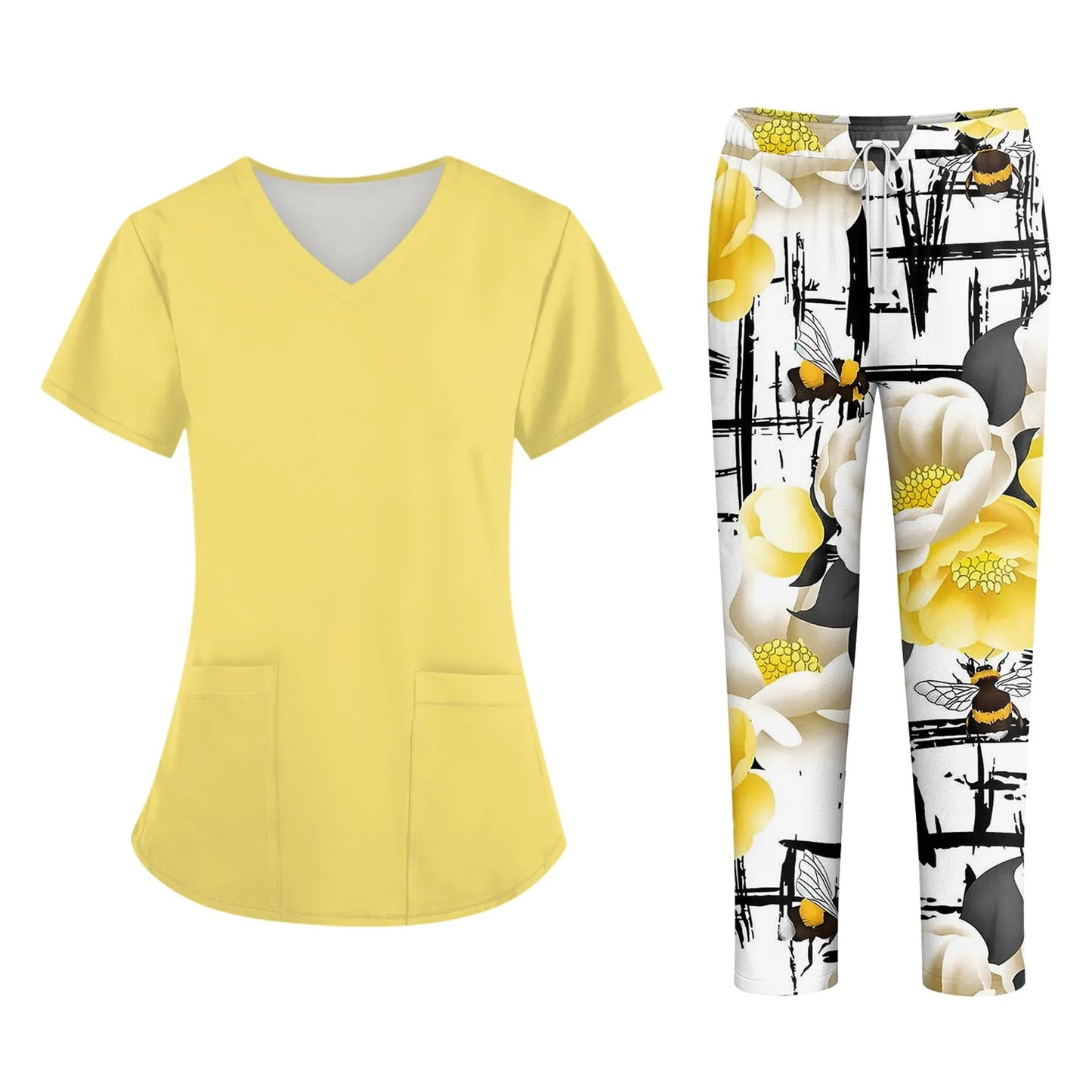 Unisex Medical Uniforms Men Women Nursing Clothes Beauty Costume Nurse Scrubs Sets Doctor Dentist Workwear Clinical Tops Pants