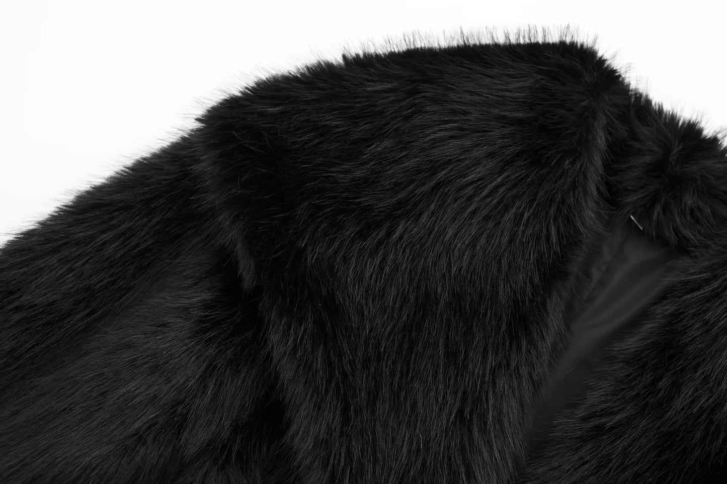 Winter Coats For Women Fashion New Faux Fur Long Sleeves Loose Coat Female Versatile High Street Women's Cardigan