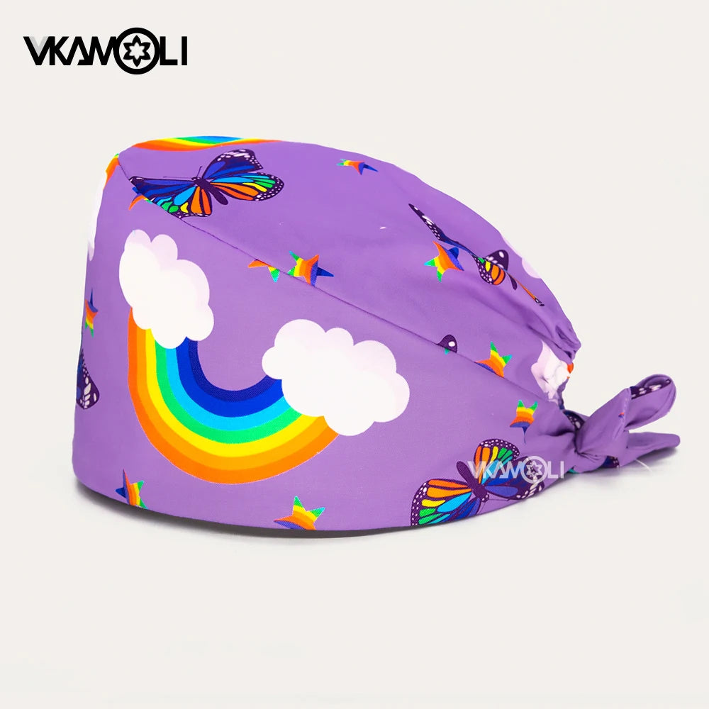 Fashionable and functional nurse accessories High-quality surgical caps for women and man in the medical field scrub cap