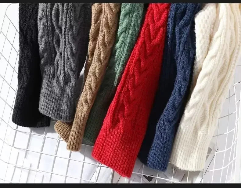 Winter Men's Sweater Men Clothing Striped Sweater Men Casual Streetwear Pullover O-Neck Sweaters Men