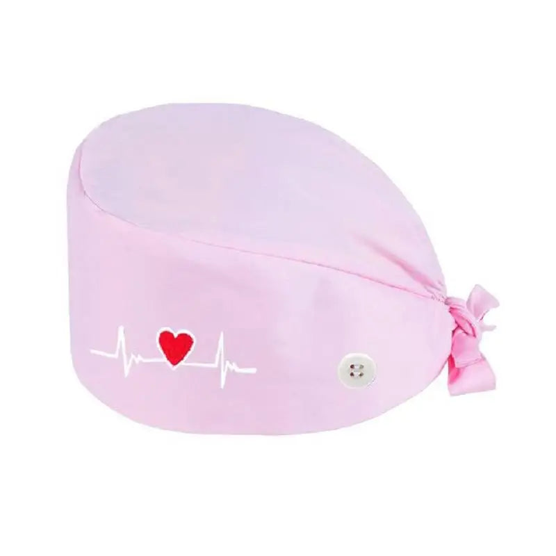Solid color scrubs caps with button Pet Grooming Agency Work Scrubs Beauty Work Hats Lab nursing scrubs cap gorro enfermera