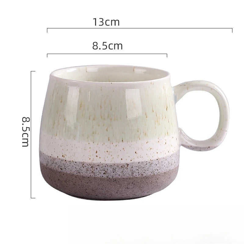 Kiln-changed Glazed Ceramic Cup Simple Household Large Capacity Office Drinking Mug