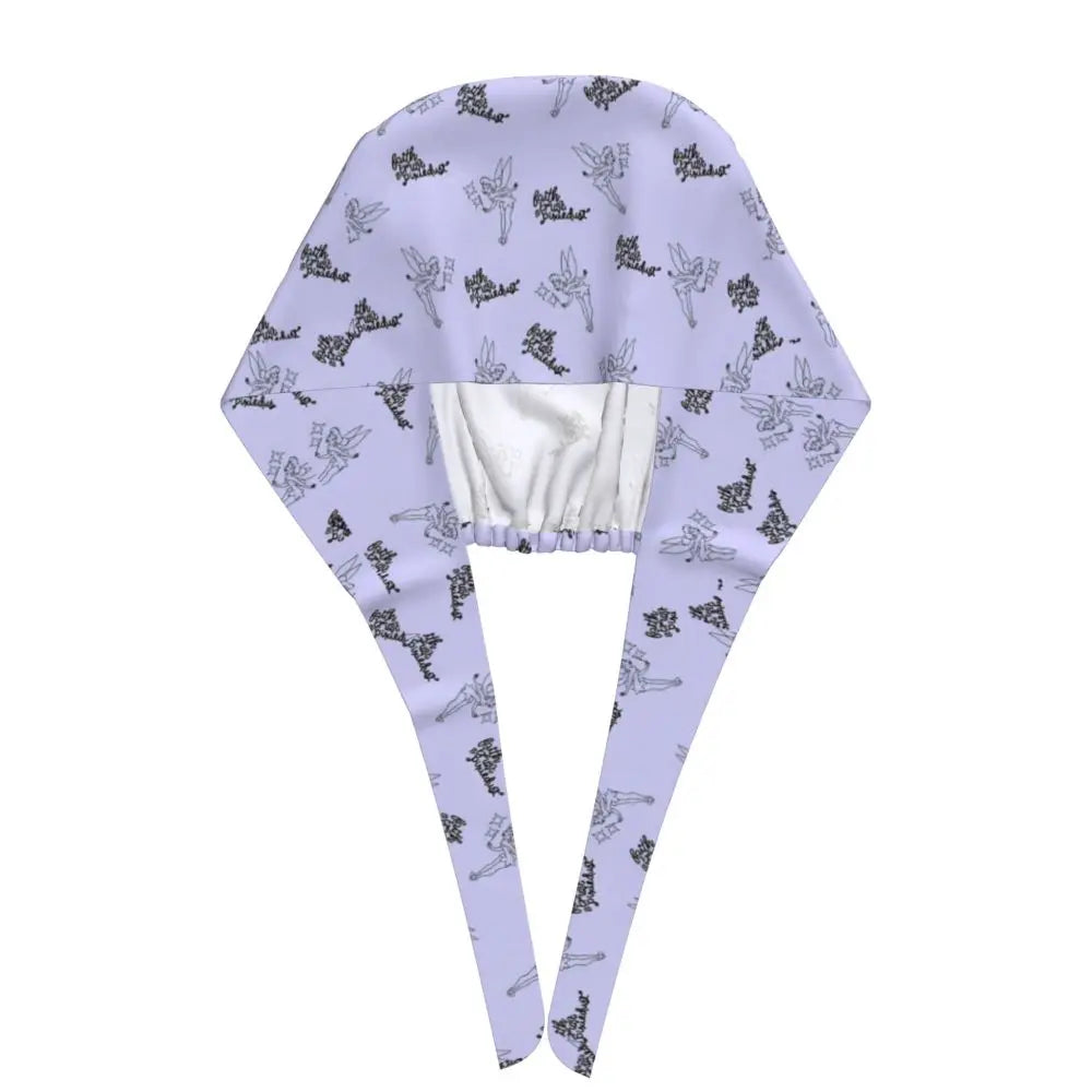 Custom Tinker Bell Breathable Nursing Work Cap Surgical Scrub Caps Unisex Nurse Medical Cap Cartoons Scrubs Hat Medical Surgical
