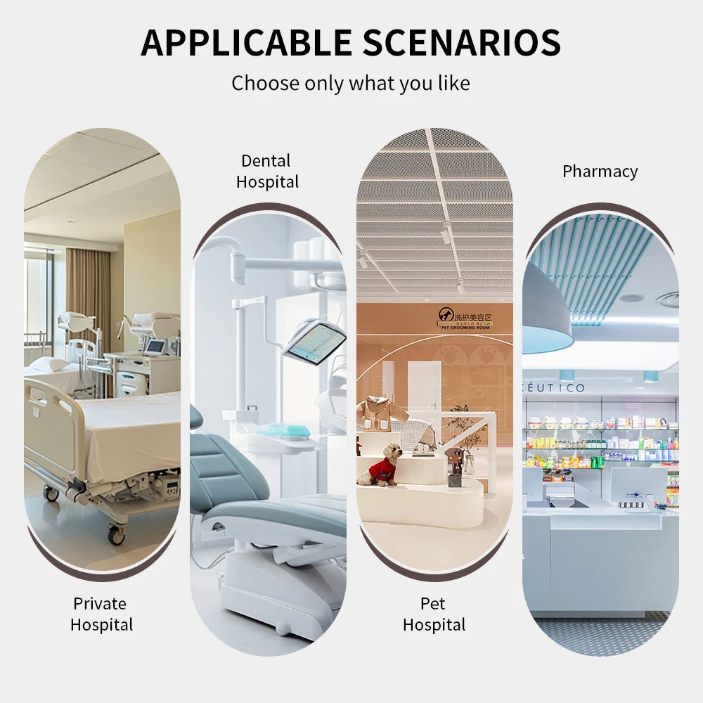 Medical Scrub Set Hospital Staff Uniform Doctor Nurse Surgical Uniforms Woman Pet Grooming Healthcare Nursing Scrub Articles Set