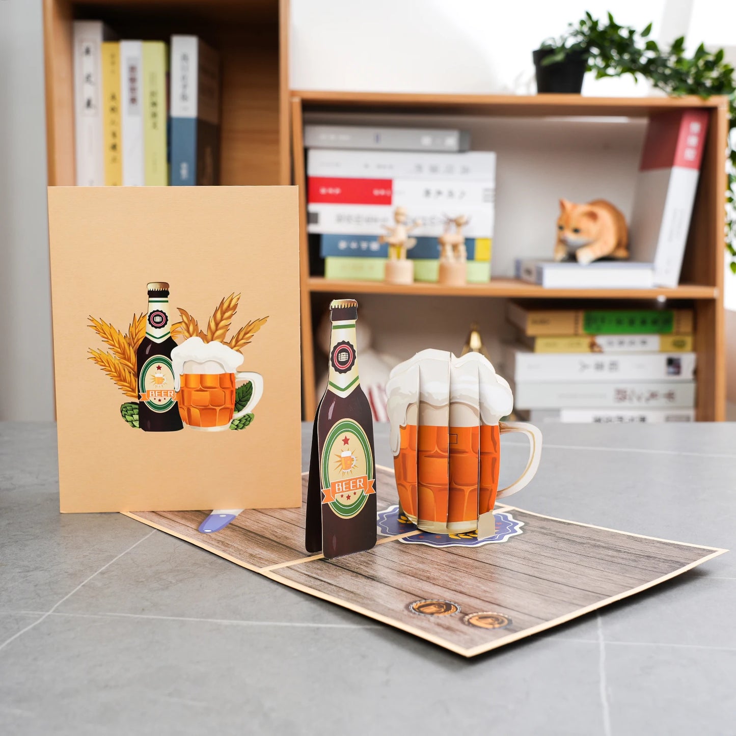 Fathers Day Cards 3D Pop-Up Father Birthday Greeting Card for Dad, Father's Day Gift for Dad