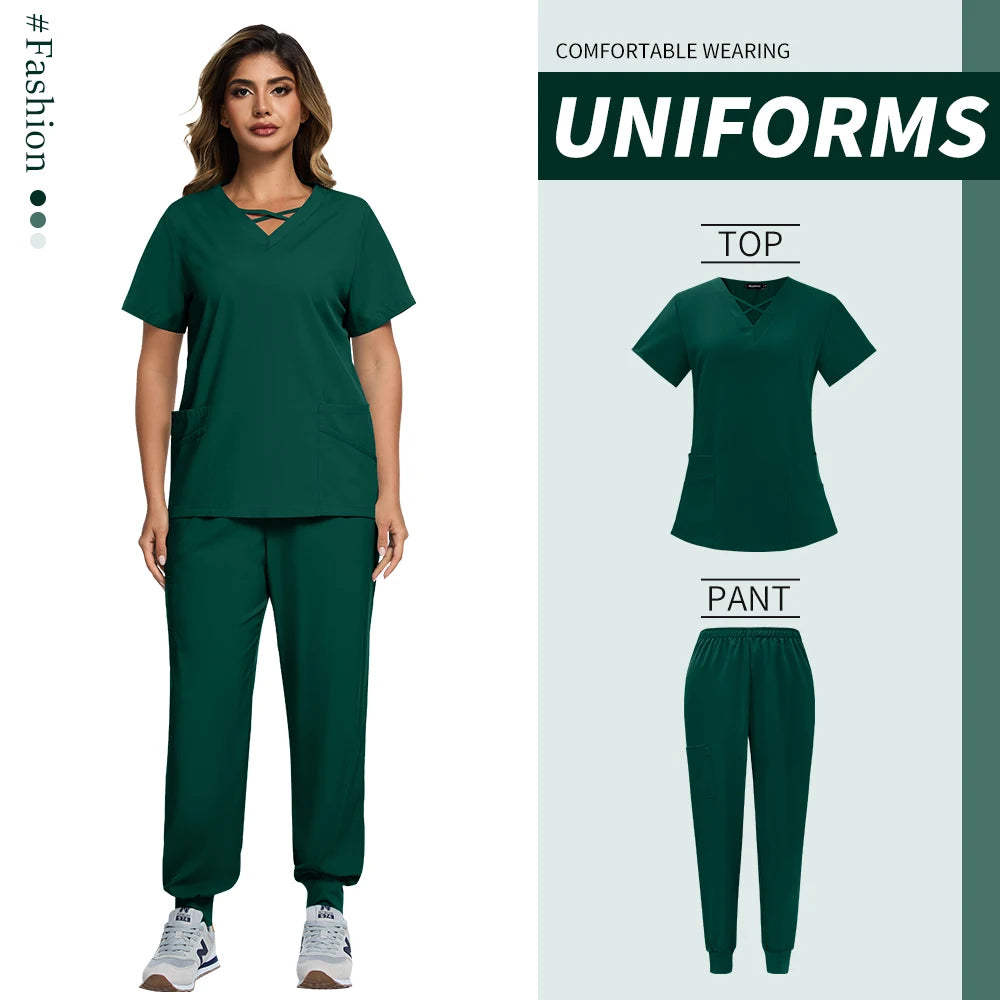 Quick Dry Operating Room Isolation Scrubs Set for Men and Women Elastic Brush Hand Workwear Special Use Clothing Factory Outlet