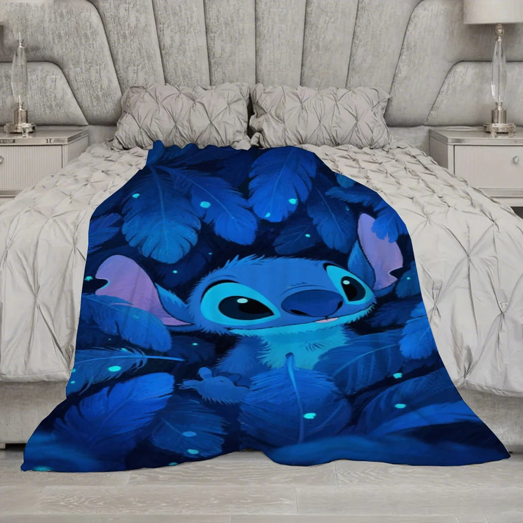 Blue Stitch blanketMulti-purpose blanket suitable for office, living room, bedroom, camping and traveling.