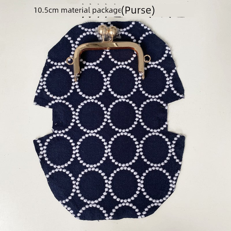 Machine Embroidery Extended Mobile Phone Bag Fabric