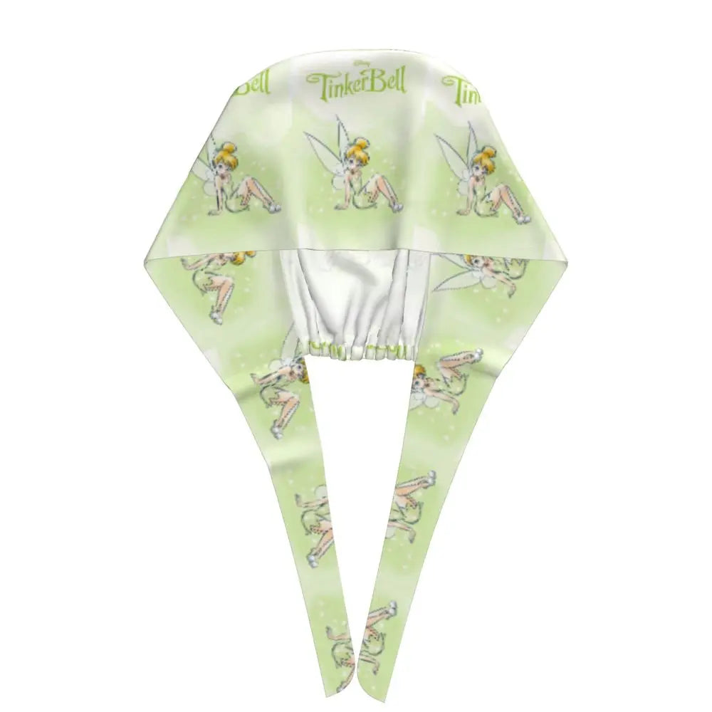 Custom Tinker Bell Breathable Nursing Work Cap Surgical Scrub Caps Unisex Nurse Medical Cap Cartoons Scrubs Hat Medical Surgical
