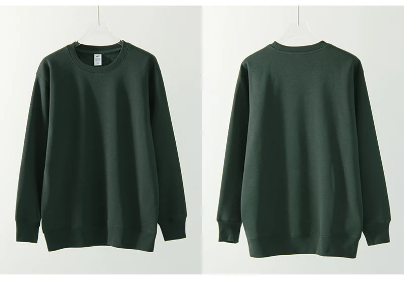 Winter Fleece Sweatshirts For Women Oversized Top Warm Pullovers Black Loose O Neck White Thick Velvet Sweatshirt Women Warm