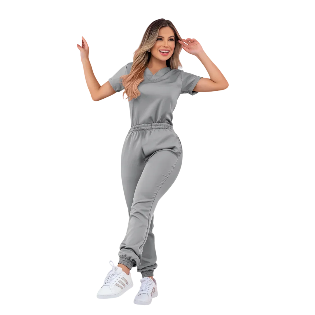High Quality Scrubs Doctor Medical Center Uniform Comfortable Staff Scrub Suit Ladies Beauty Spa Salon Tunic Top+Pants Workwear