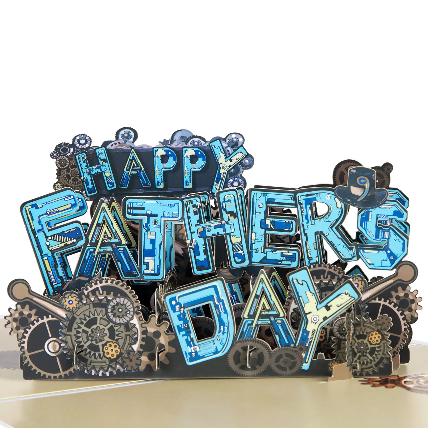 Fathers Day Cards 3D Pop-Up Father Birthday Greeting Card for Dad, Father's Day Gift for Dad