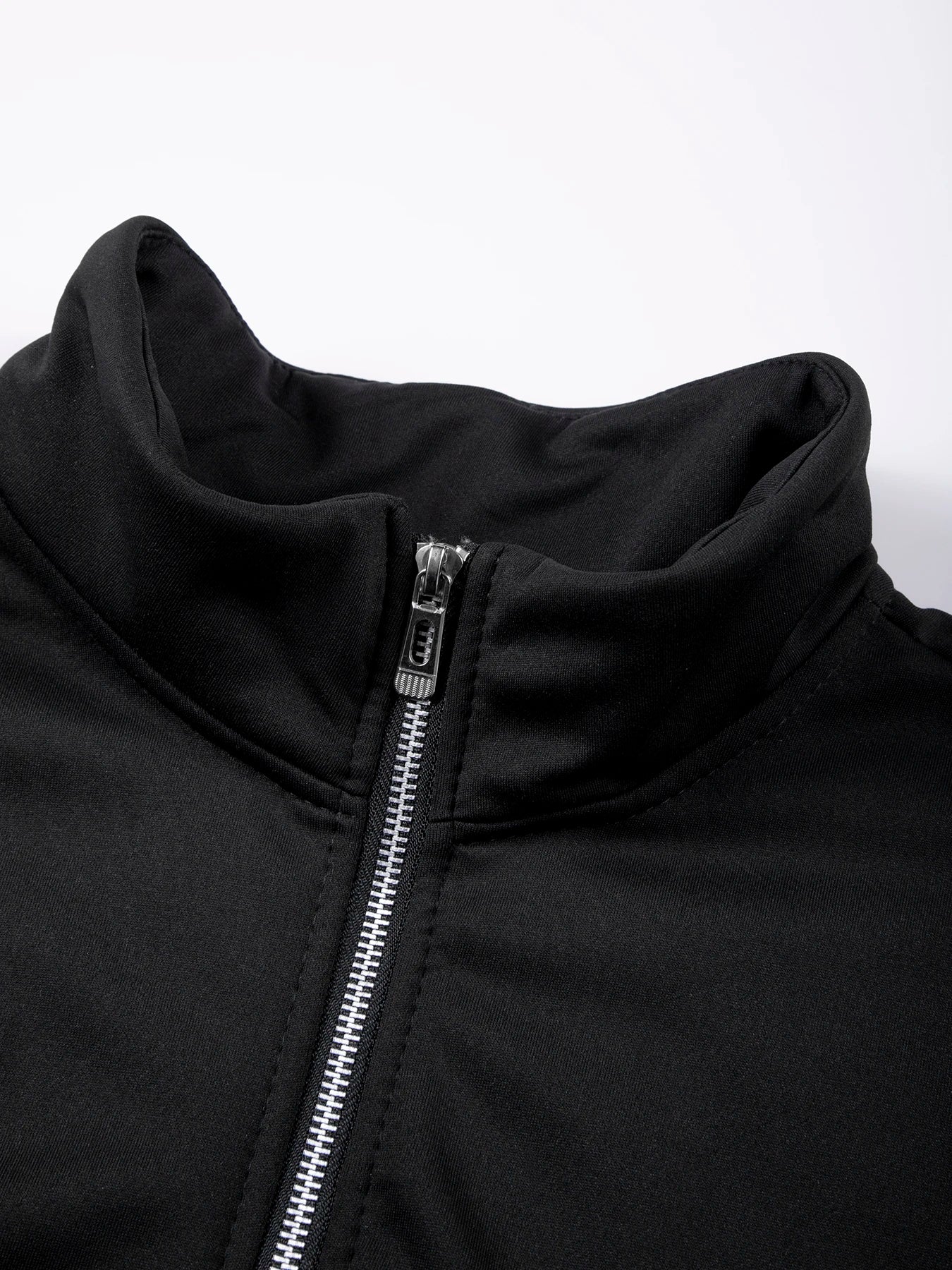 Winter Men's Warm Fleece Thicken Long Sleeve Pullover Solid Color Half Zipper Sweatshirt Knitted Sweater Streetwear Jacket Top