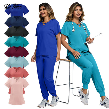 Quick Dry Operating Room Isolation Scrubs Set for Men and Women Elastic Brush Hand Workwear Special Use Clothing Factory Outlet