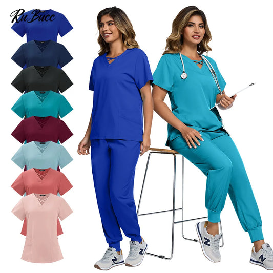 Quick Dry Operating Room Isolation Scrubs Set for Men and Women Elastic Brush Hand Workwear Special Use Clothing Factory Outlet