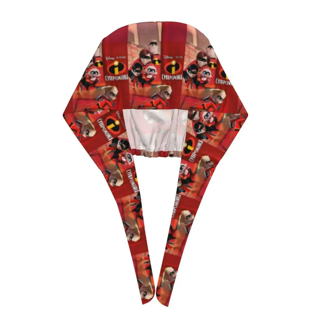 Custom The Incredibles Medical Staff Scrubs Hat Men Women Superhero Anime Doctor Nursing Surgical Cap Scrub Caps