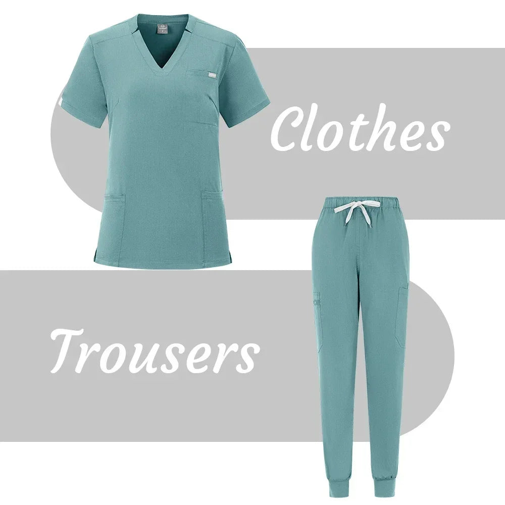 Wholesale Operating Room Medical Uniform Scrubs Hospital Working Scrubs Set Medical Supplies Nurse Dental Surgery Suit Workwear