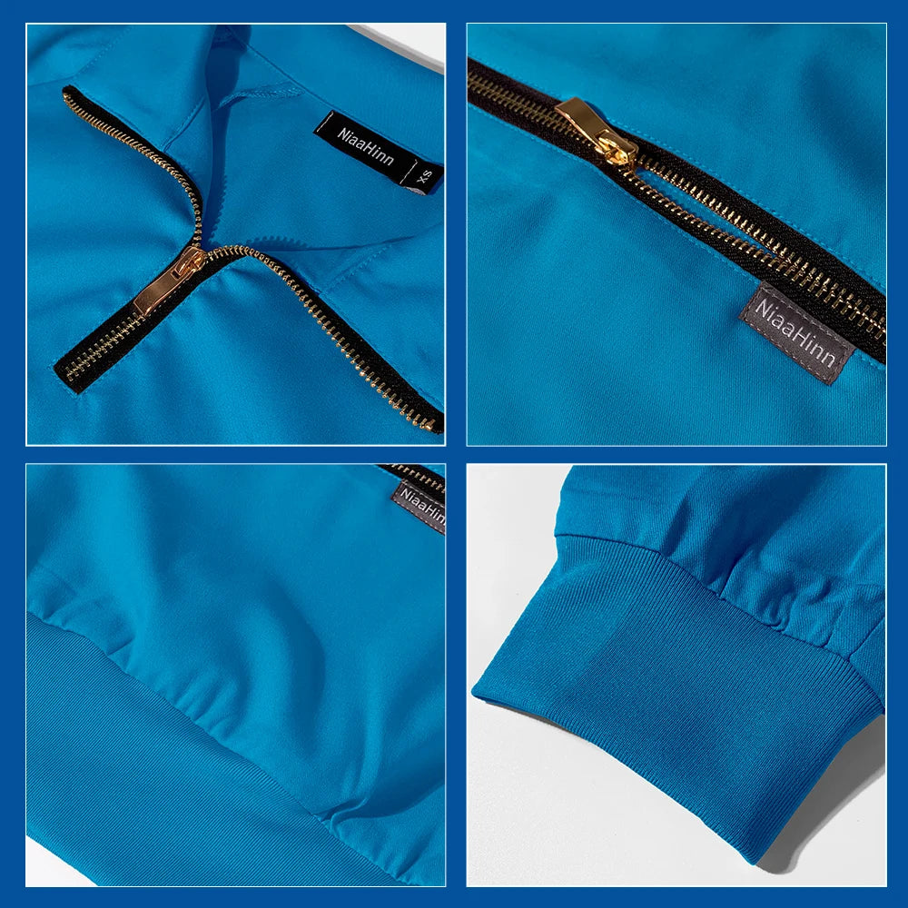 Hospital Medical Uniforms Nurse Suit Women Solid Color Dentistry Operating Room Scrub Set Two-piece Pet Grooming Doctor Workwear