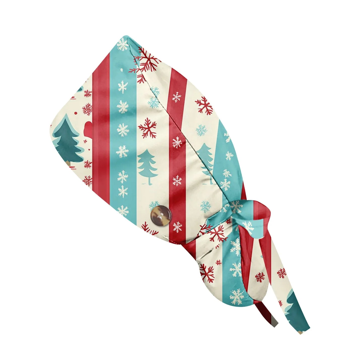 Christmas scrubs caps Pet shop hats Beauty Cleaning cap Wholesale prices cotton pet grooming nursing scrubs work cap