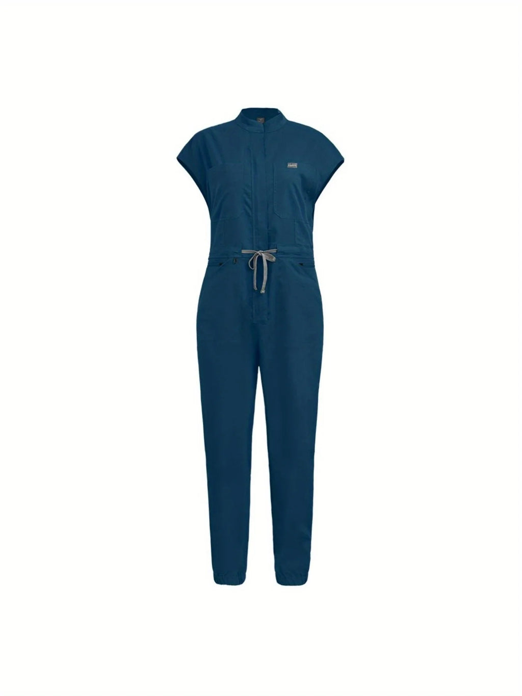 Comprehensive Training Outfit Scrubs Set Uniform Jogger Suit Stretch with Multi Pocket for Esthetician Workwear Jumpsuit
