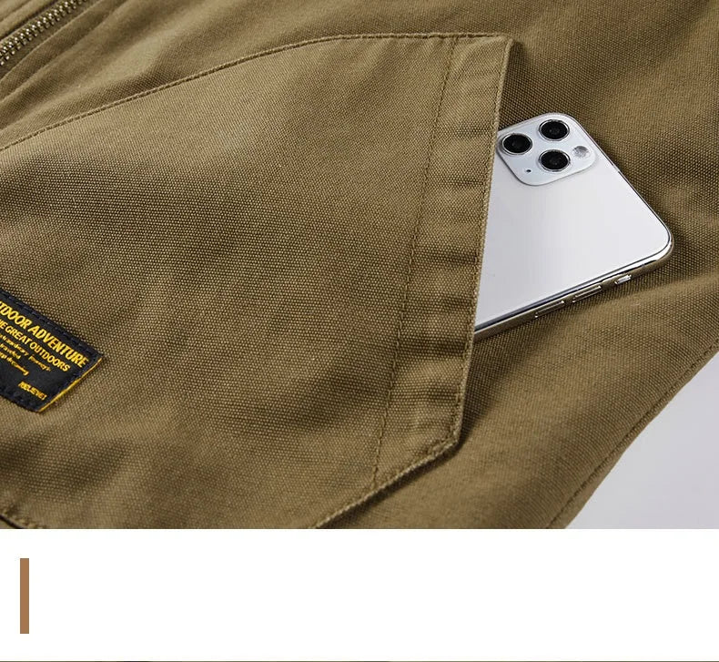 Winter Bomber Jacket 100% Cotton Hooded Warm Thick Overcoat Quilted Cotton Padded Tactical New Parkas Thermal Parkas Coats