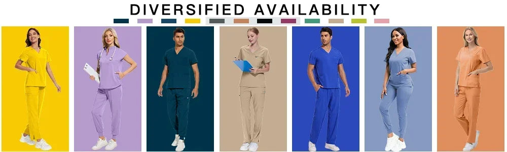 Wholesale Scrubs Set Nurse Dental Straight Surgery Suit Operating Room Clothing Medical Nurse Uniform Hospital Working Work Wear