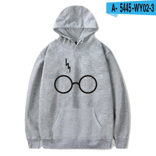 Harrys Glasses Printed Sweatshirt Hoodies Women/Men Casual Harajuku Hoodie Sweatshirts Fashion Fleece Jacket Coat Brand Clothes