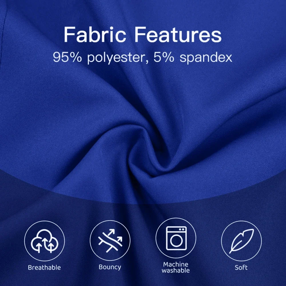 Plus Size New Style Working Scrubs Set Women Pet Nurse Uniforms Solid Color Beauty Salon Work Uniforms Medical Uniforms Workwear