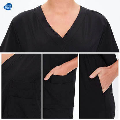 Doctor Nurse Scrub Set Hospital Uniforms Clinic Medical Surgeon Nursing Clothes Dental Pediatric Beauty Salon Work Suit S23