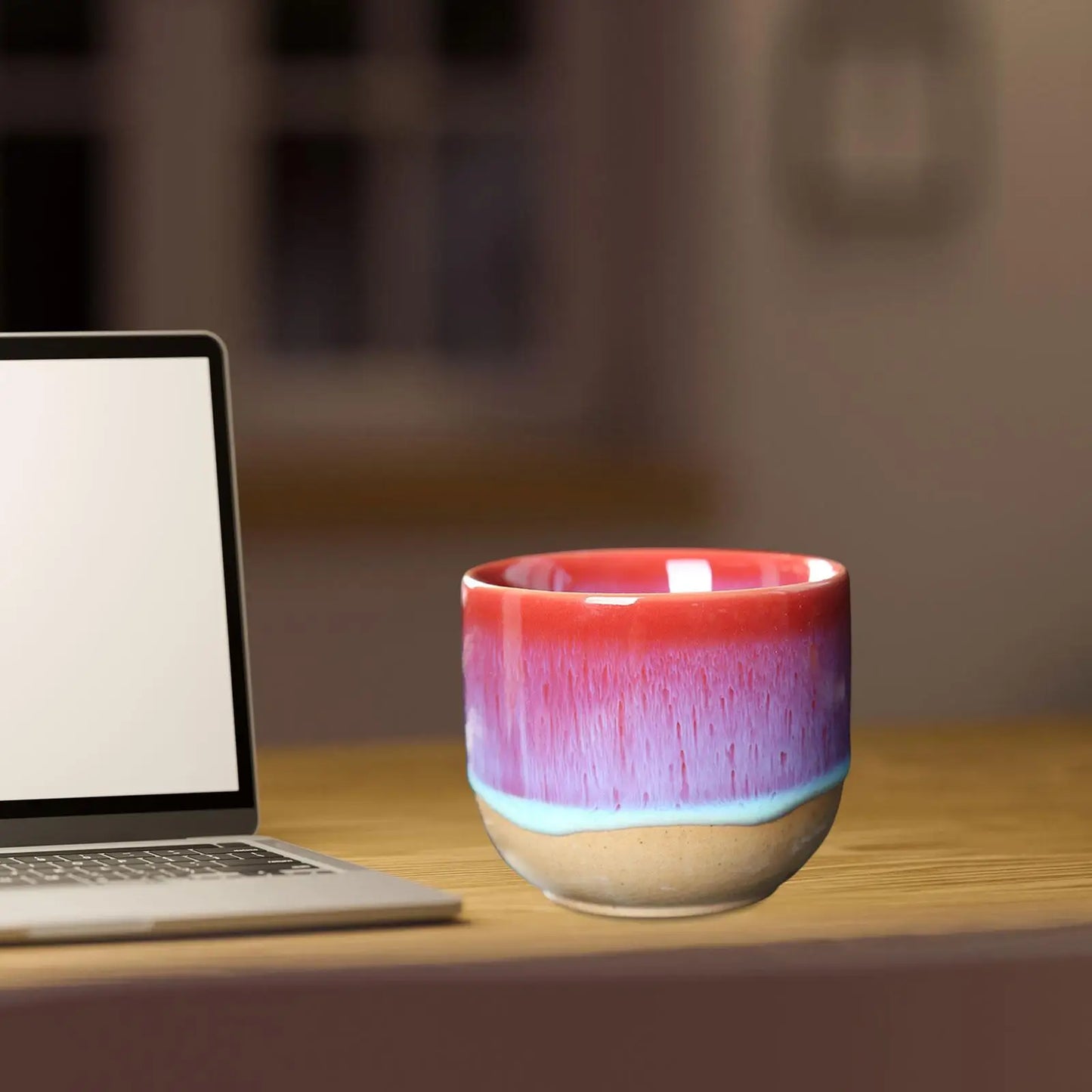 Ceramic Cups 150ml Japanese Style Handless Yerba Mate Teacup Kung Fu Tea Cup for Cappuccino Juice Yerba Mate Sake Espresso