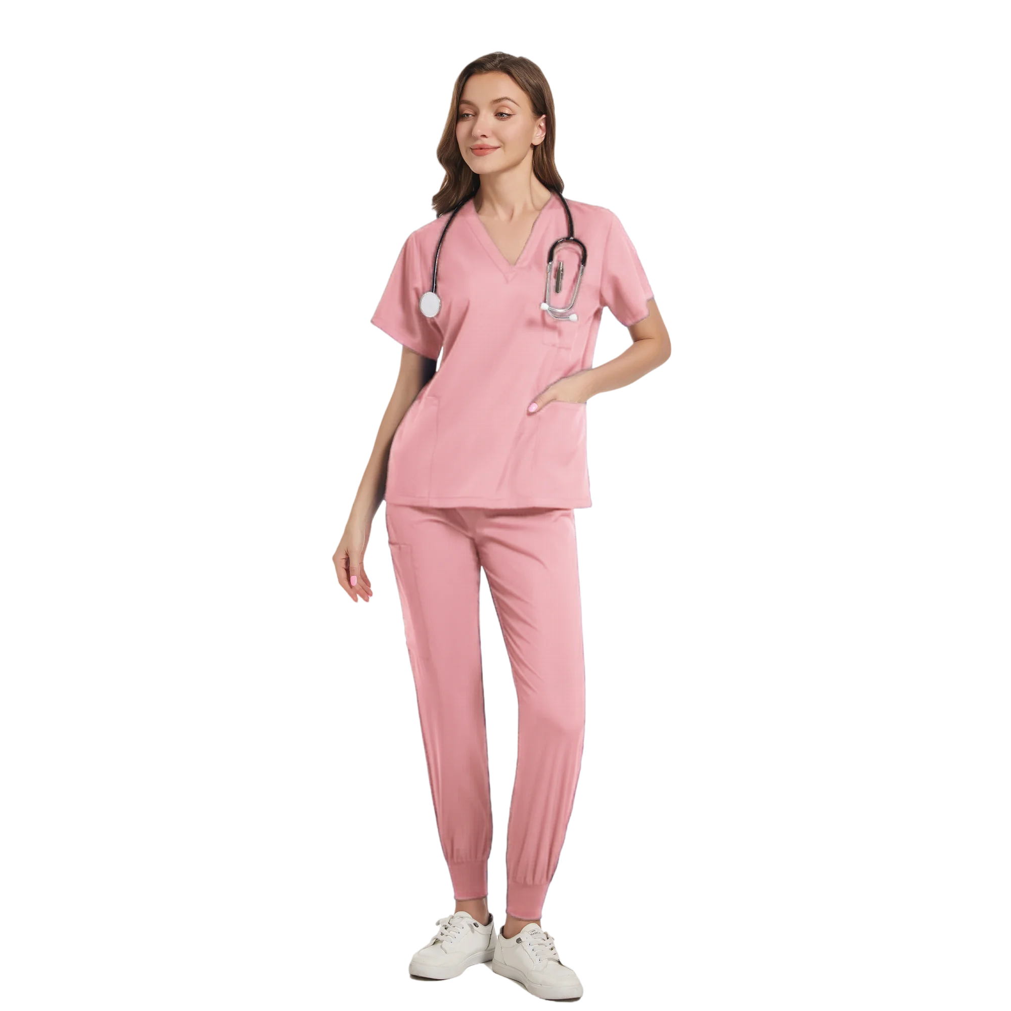Women Scrub Set Surgical Nursing Scrub Sets Hospital Uniform Medical Factory Wholesale Uniforms Womens Custom Scrubs