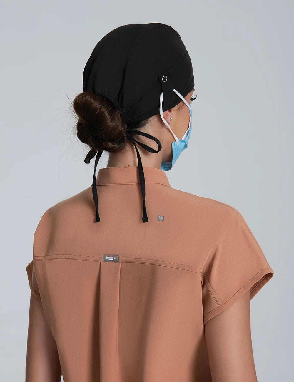 KUNGFU SCRUBS unisex scrubs cap sweat-absorbent surgical cap medical workcap nursing hats with elastic section