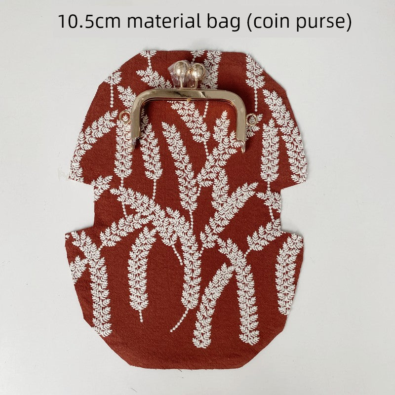 Machine Embroidery Extended Mobile Phone Bag Fabric