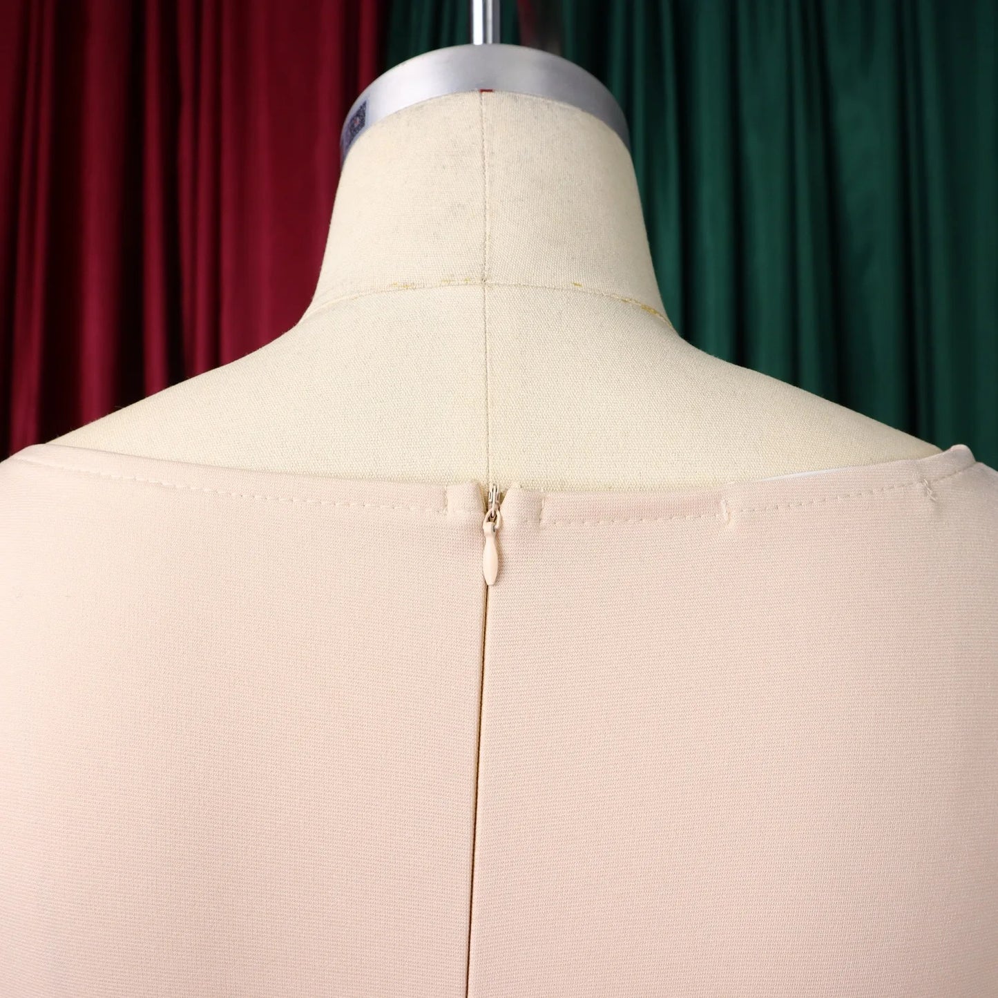 Elegant Office Dresses for Women O Neck Short Sleeve Belt Waisted Package Hips Mid Calf Professional Business Work Dress Midi OL