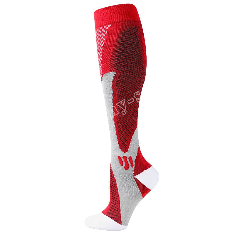 Compression Socks Running Sports Socks Medical Nursing 20-30mmhg for Flight Travel Pregnancy Edema Diabetes Varicose Veins Socks